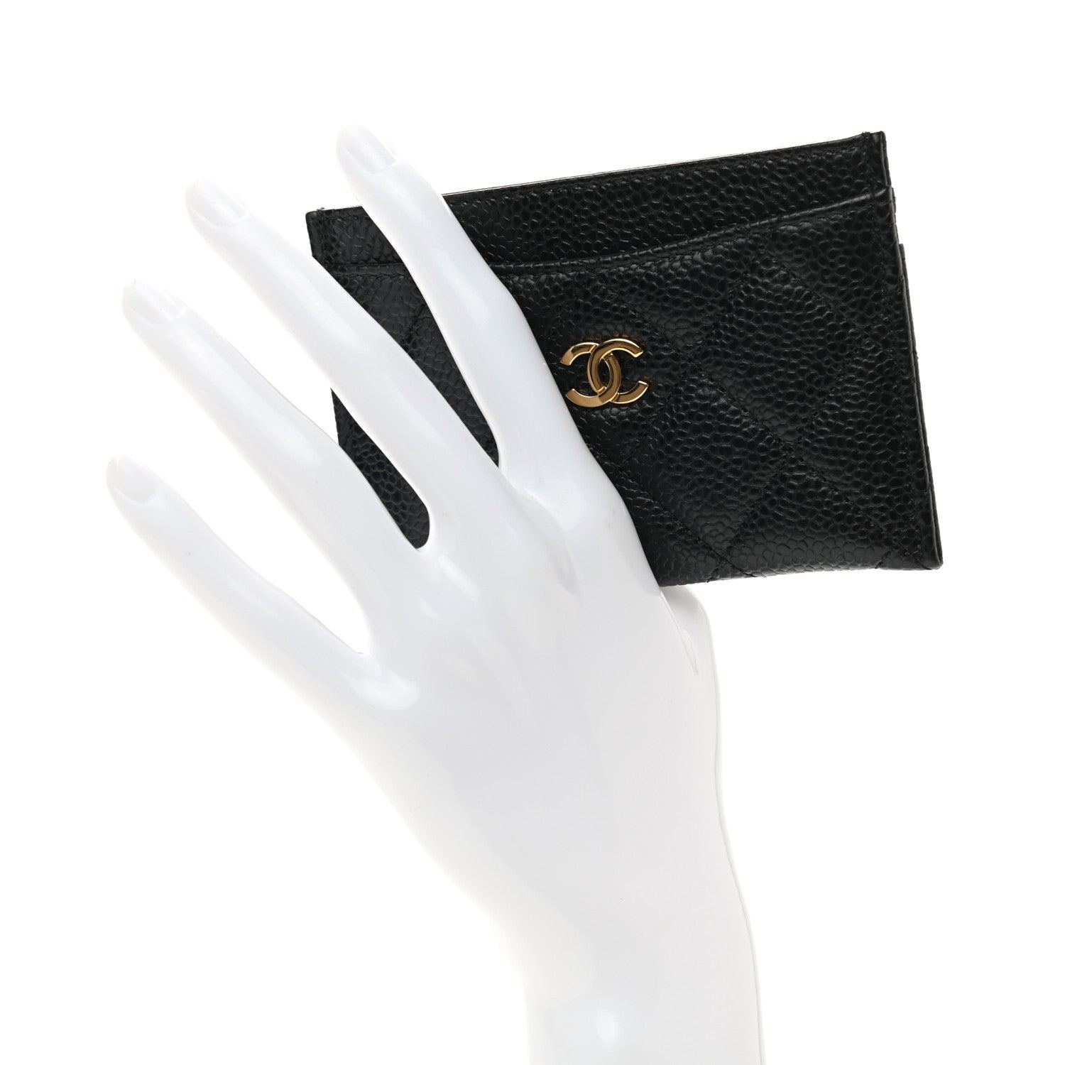 Chanel Caviar Quilted Card Holder Black 2 of 7