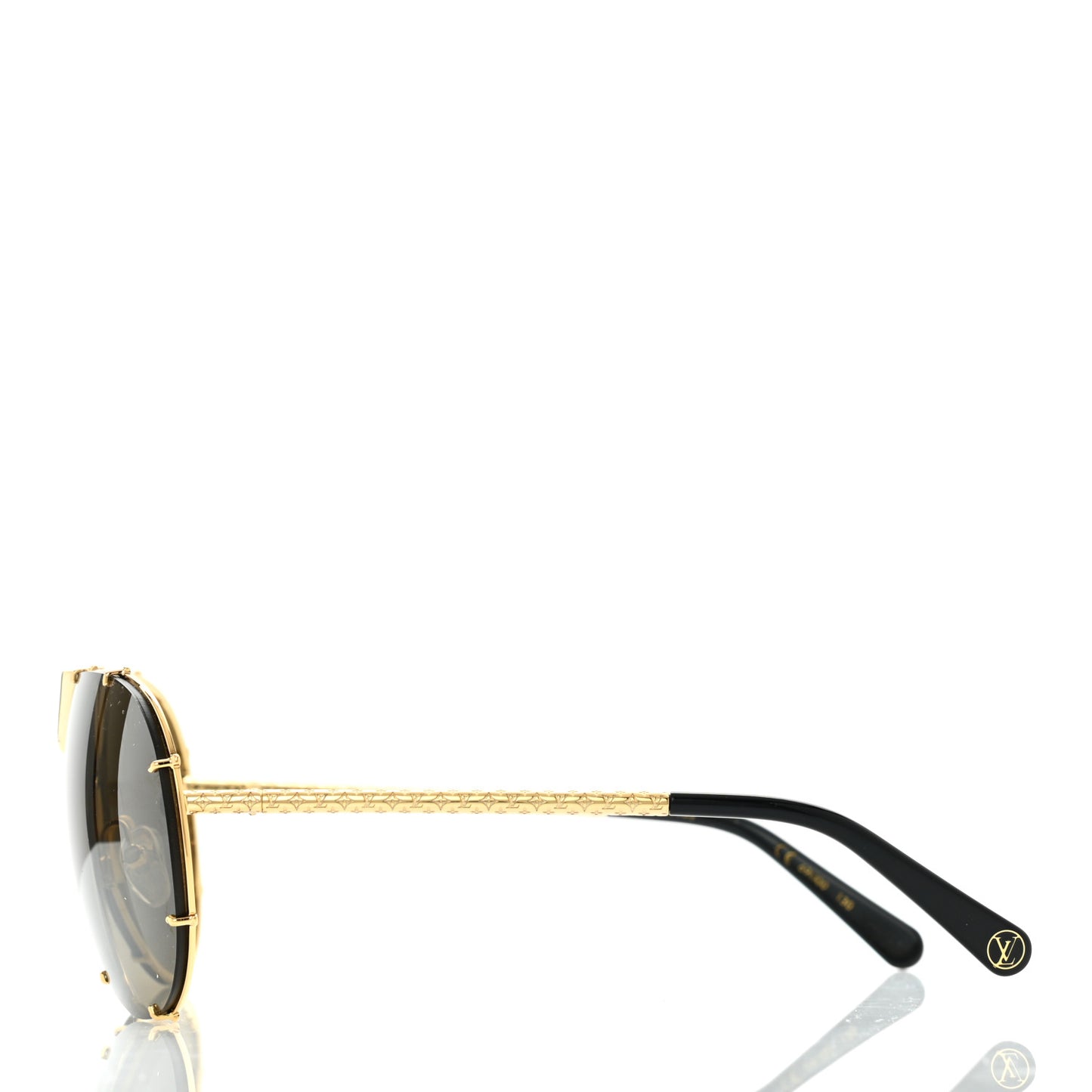 Metal LV Drive Sunglasses Z0897W Black Gold
