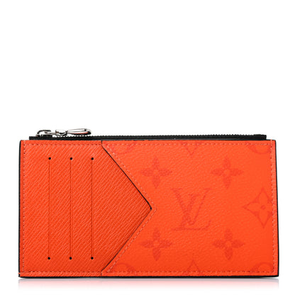 Louis Vuitton Taigarama Coin Card Holder Orange 1 of 6