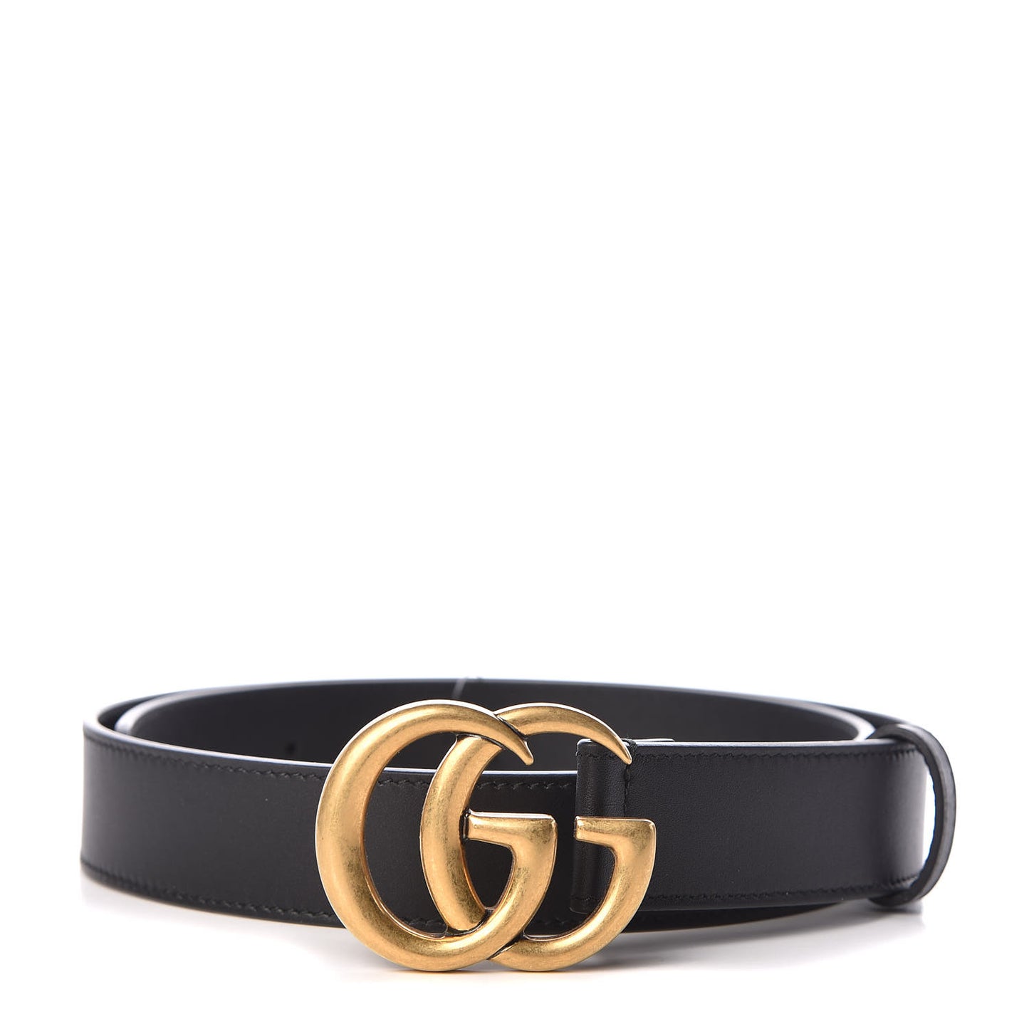 Calfskin Double G 30mm Belt 80 32 Black