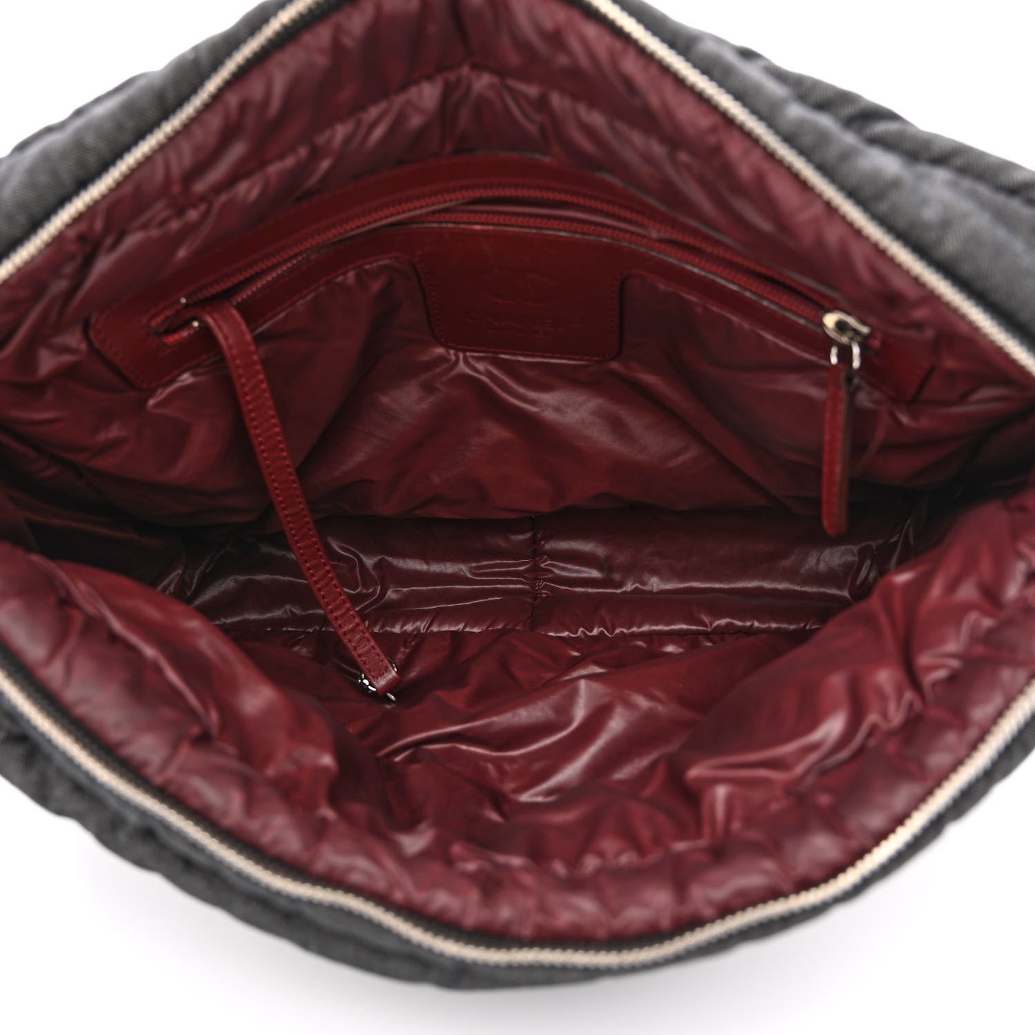 Chanel Denim Quilted Coco Cocoon Messenger Dark Grey 5 of 11