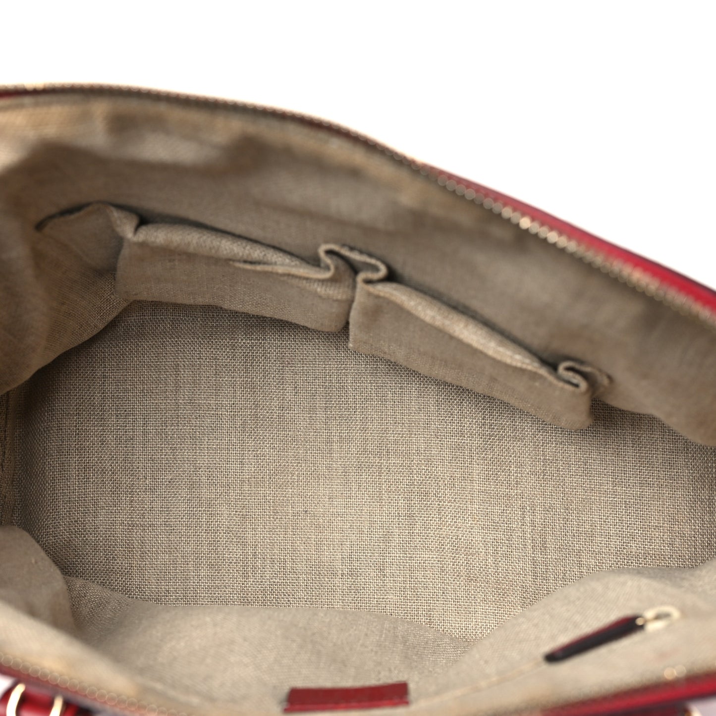 Microguccissima Medium Dome Bag Red