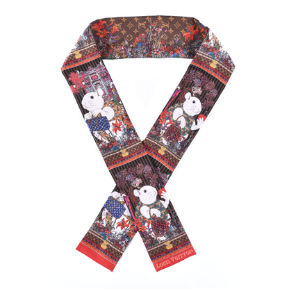 Louis Vuitton Silk Vuittonite Bandeau Brown 1 of 3