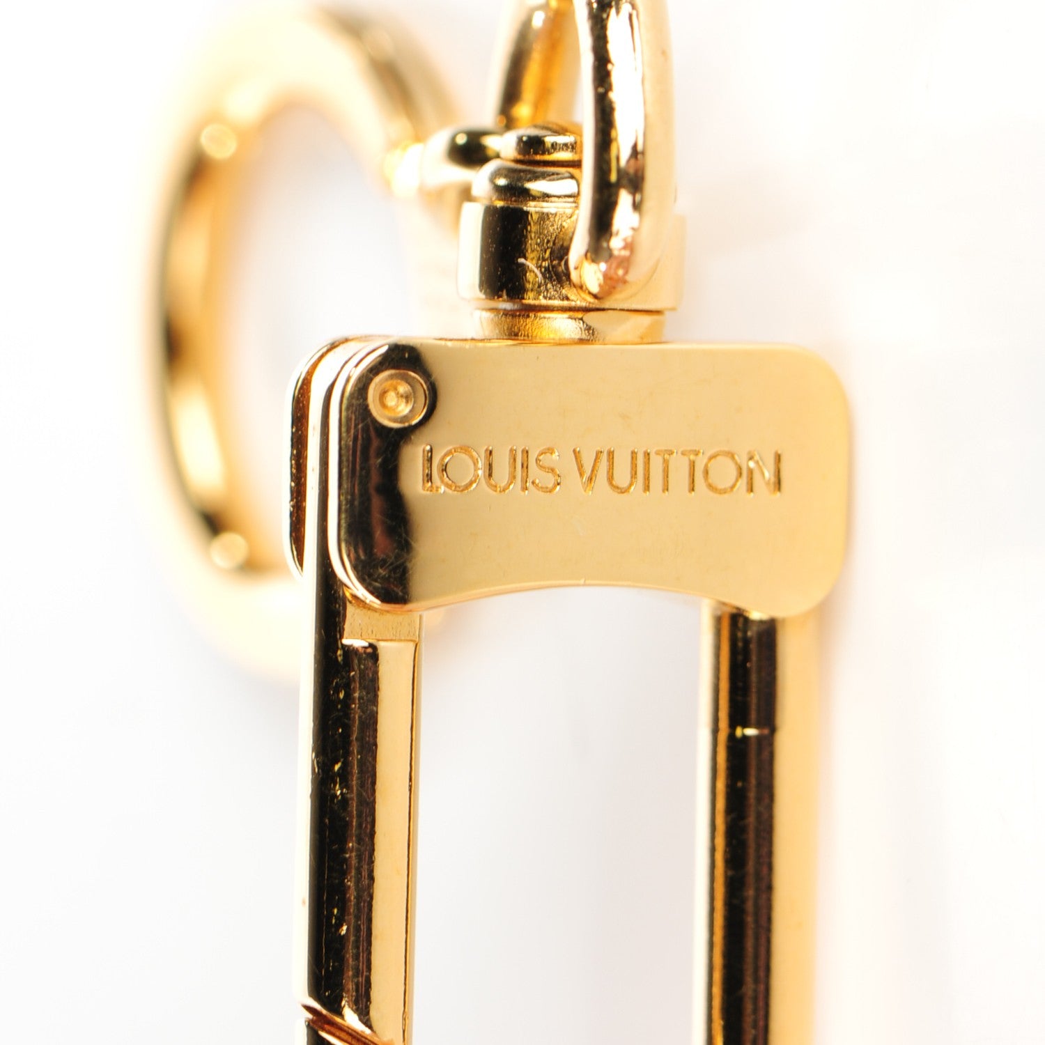 Louis Vuitton Pochette Extender Key Ring Gold 3 of 4