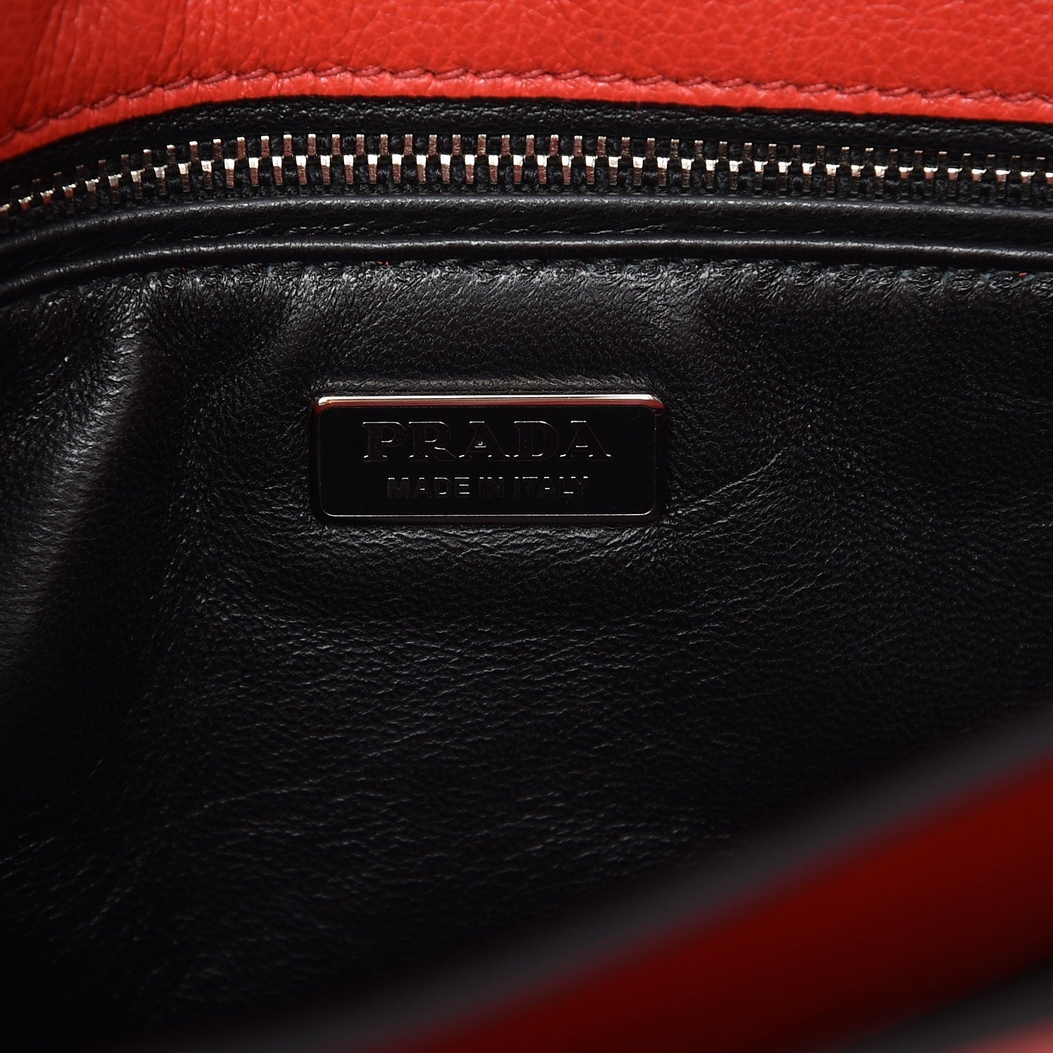 Prada Glace Calfskin Arcade Crossbody Bag Lacca 7 of 7