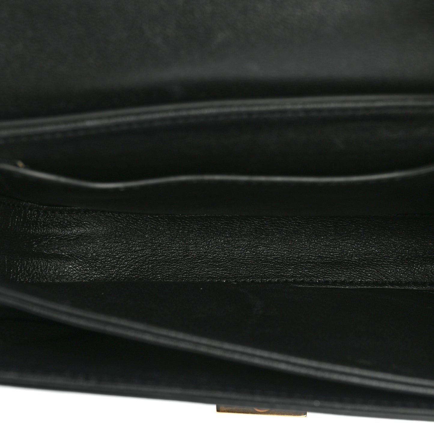 Shiny Calfskin Small Pampille C Bag Black