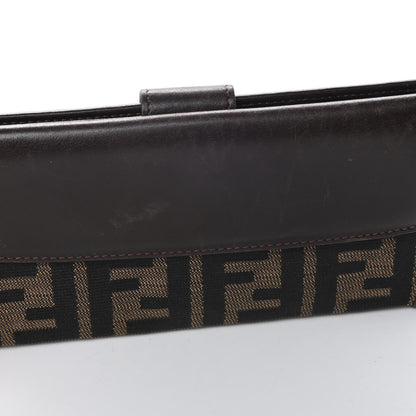 Fendi Zucca Continental Wallet Tobacco 10 of 11