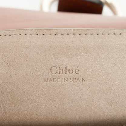 Chloe Suede Calfskin Small Faye Shoulder Bag Tobacco 6 of 7