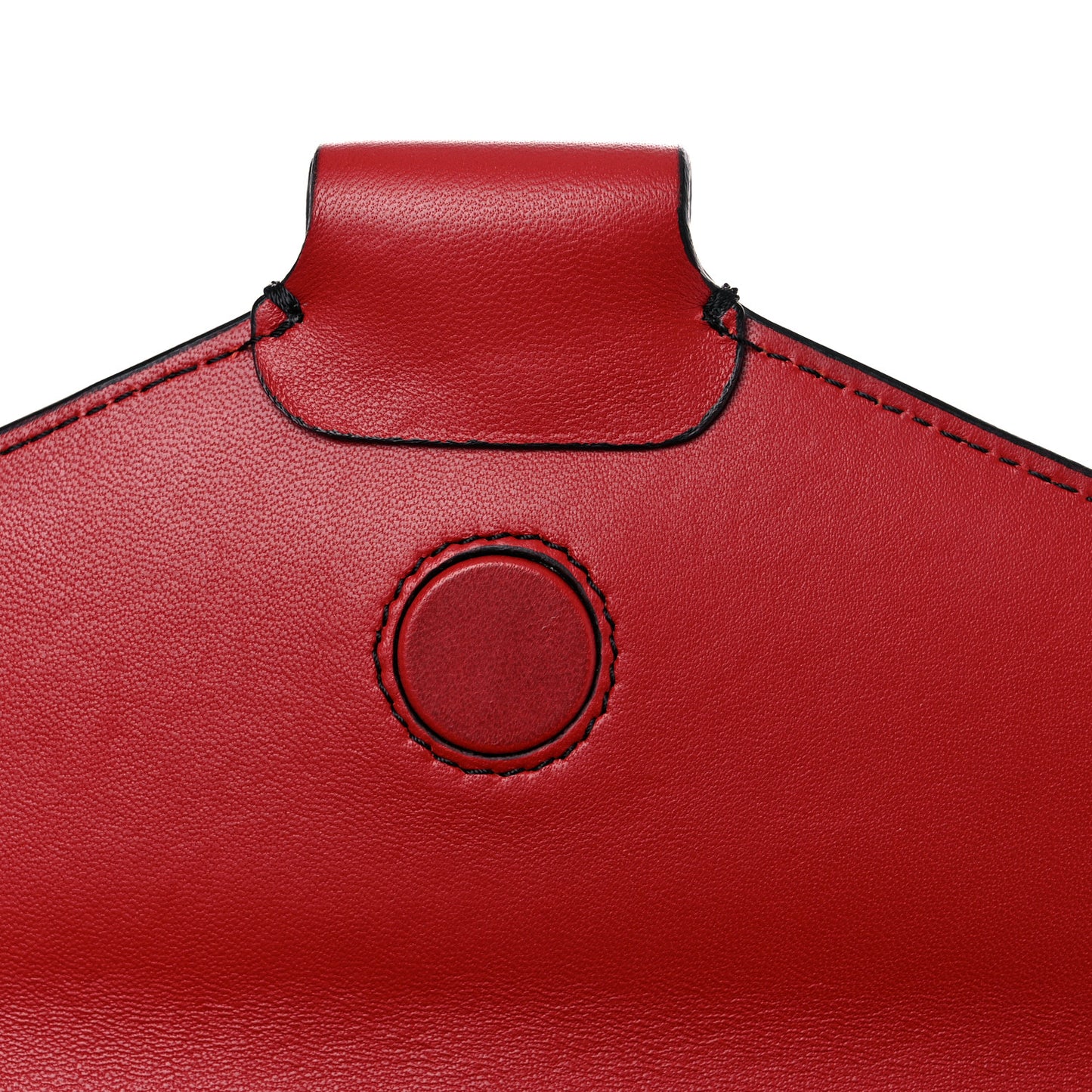 Calfskin Anglaise Embroidered Pin Bag Lust Red Black