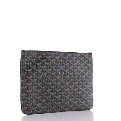 Goyard Goyardine Senat Pochette MM Black 2 of 10