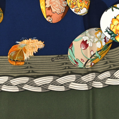 Hermes Silk Couvee d'Hermes Scarf 90 Multicolor 3 of 4