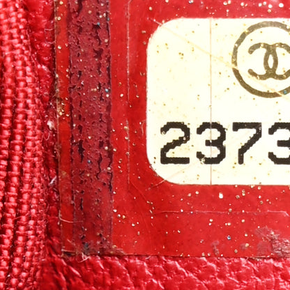 Chanel Lambskin Quilted CC Unchained Crossbody Red 7 of 12