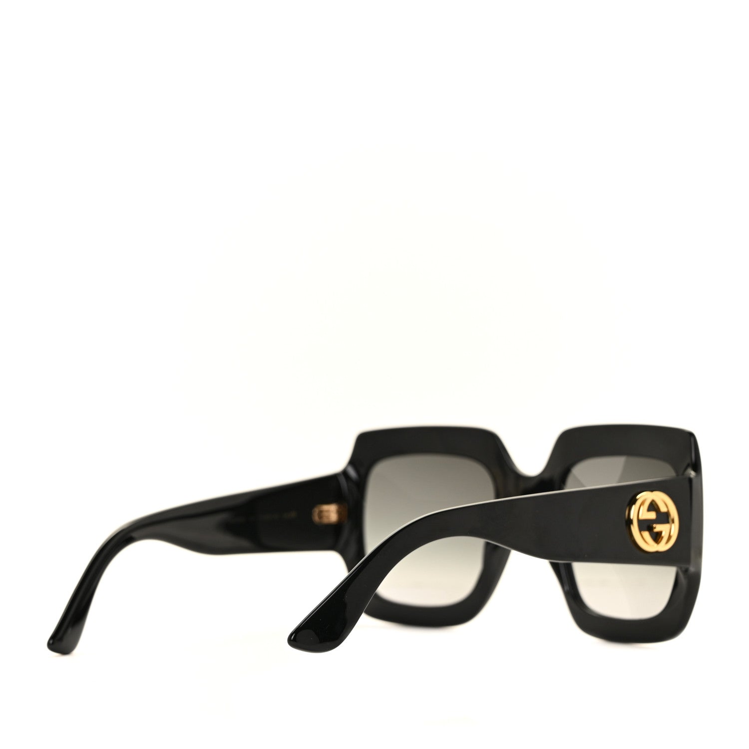 Gucci Acetate Square Frame Sunglasses GG0053S Black 4 of 8