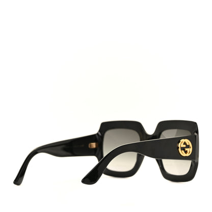 Gucci Acetate Square Frame Sunglasses GG0053S Black 4 of 8