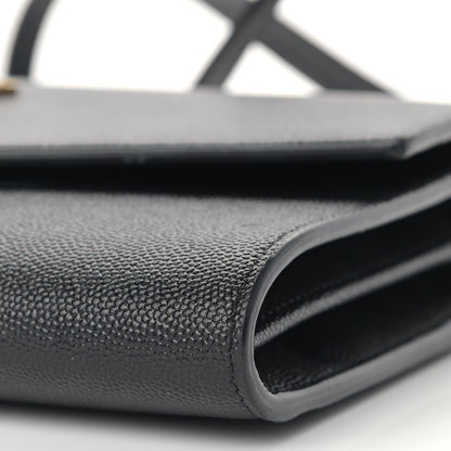 Saint Laurent Grain De Poudre Mini Uptown Crossbody Bag Black 6 of 14