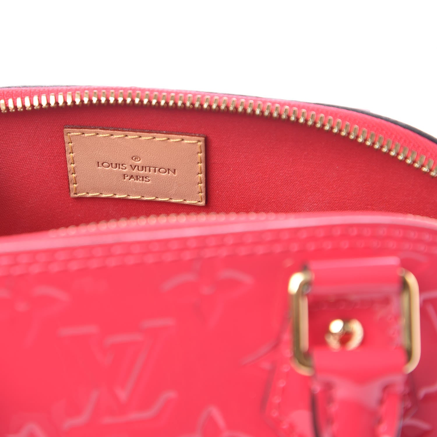 Louis Vuitton Vernis Alma BB Hot Pink 6 of 11