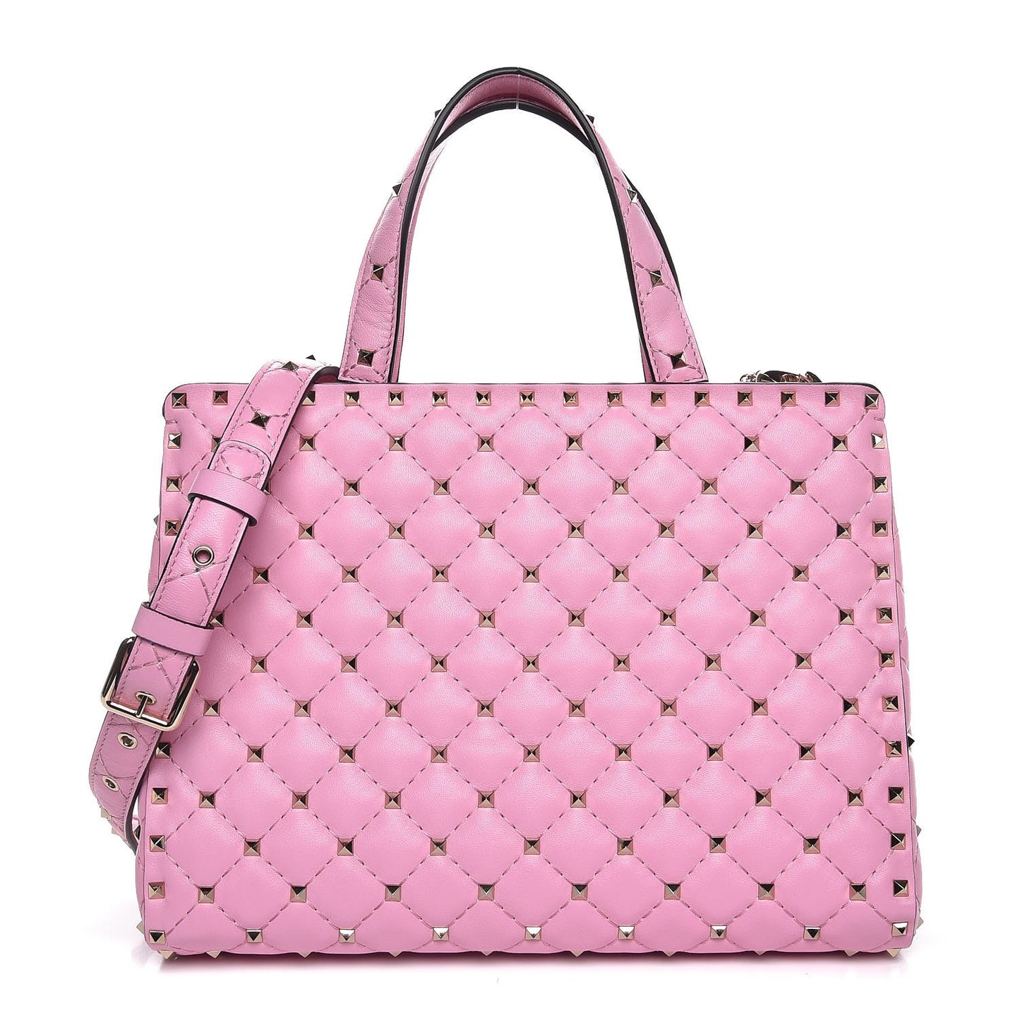 Nappa Rockstud Spike Tote Absolute