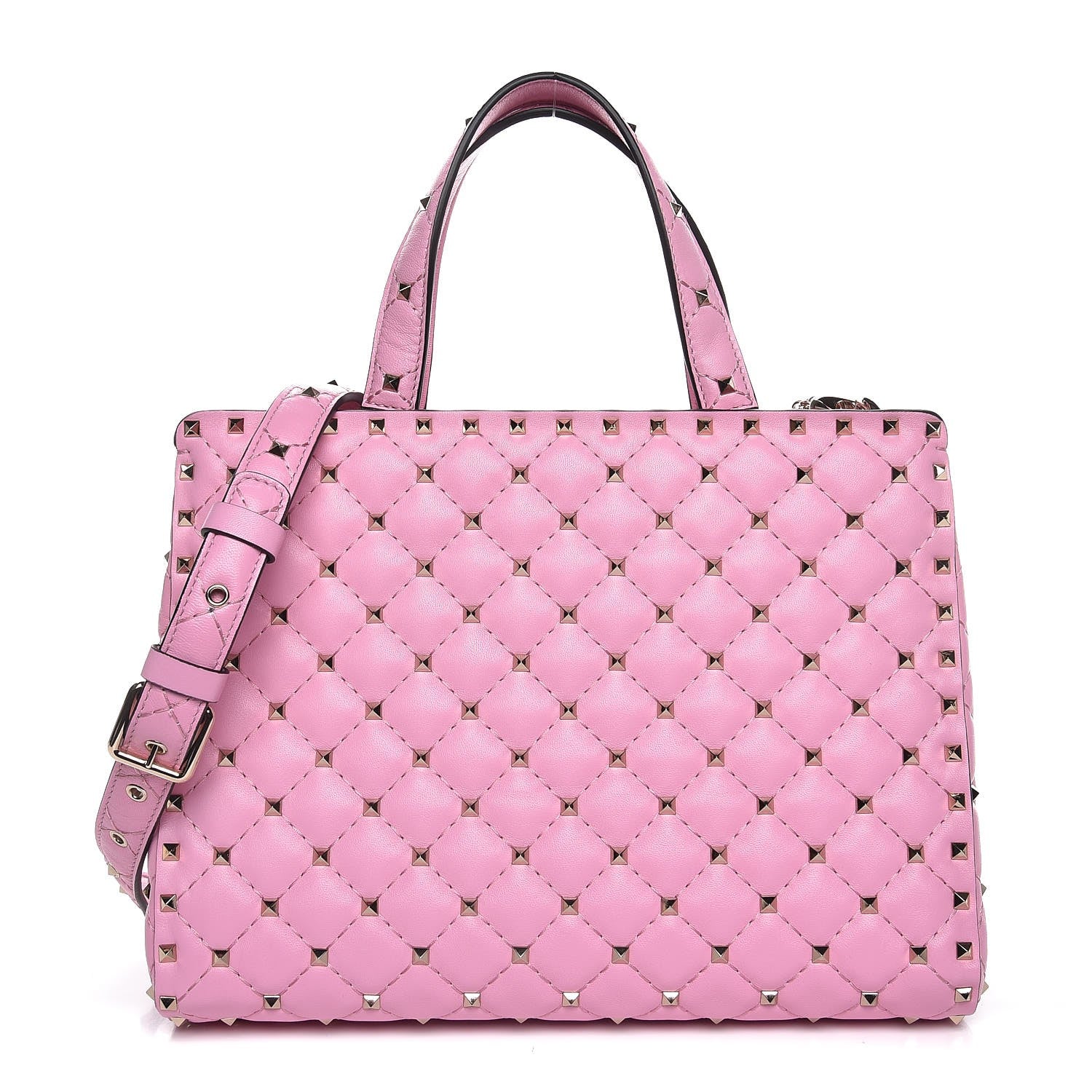 Valentino Garavani Nappa Rockstud Spike Tote Absolute 1 of 9