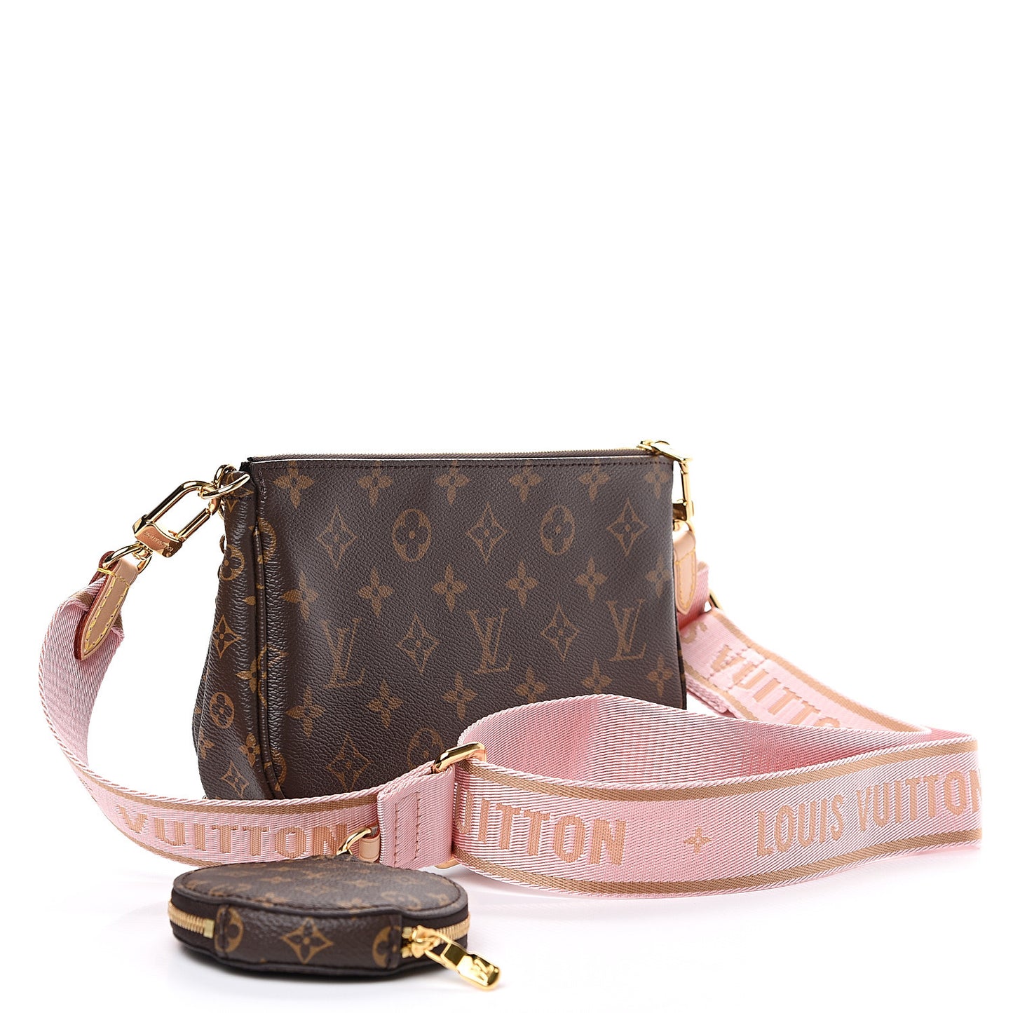 Monogram Multi Pochette Accessories Rose Clair