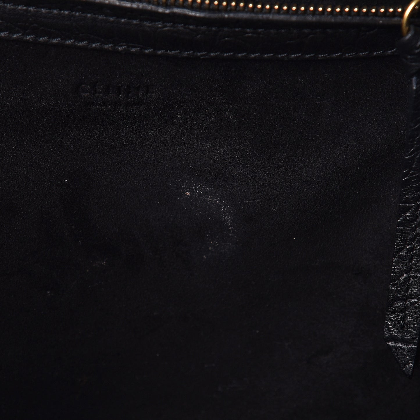 Crocodile Embossed Calfskin Medium Phantom Luggage Black