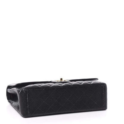 Chanel Caviar Quilted Maxi Double Flap Black 3 of 9
