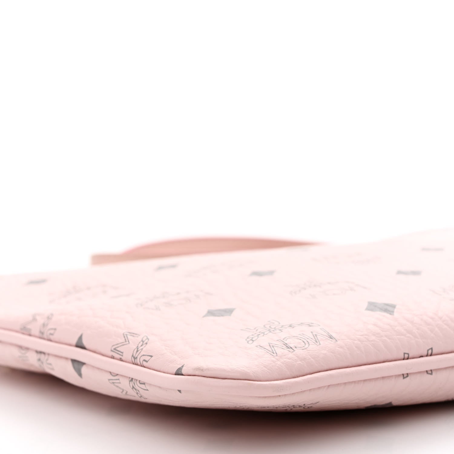 MCM Visetos Medium Crossbody Pouch Soft Pink 8 of 9