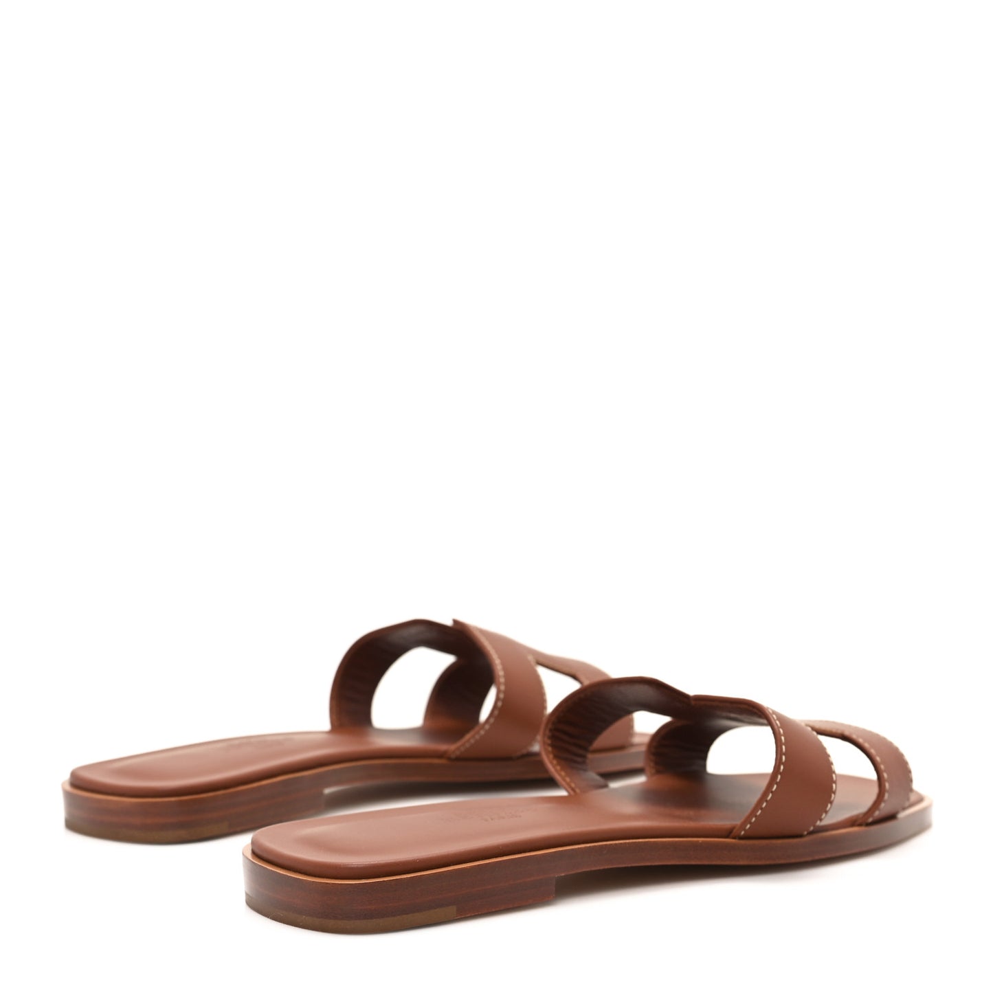 Box Calfskin Oran Sandals 36 Gold