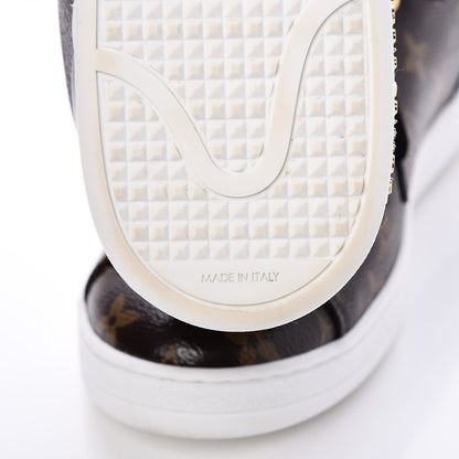 Louis Vuitton Patent Monogram Frontrow Sneakers 39 6 of 12
