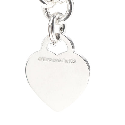 Tiffany Sterling Silver Notes Heart Tag Necklace 5 of 5