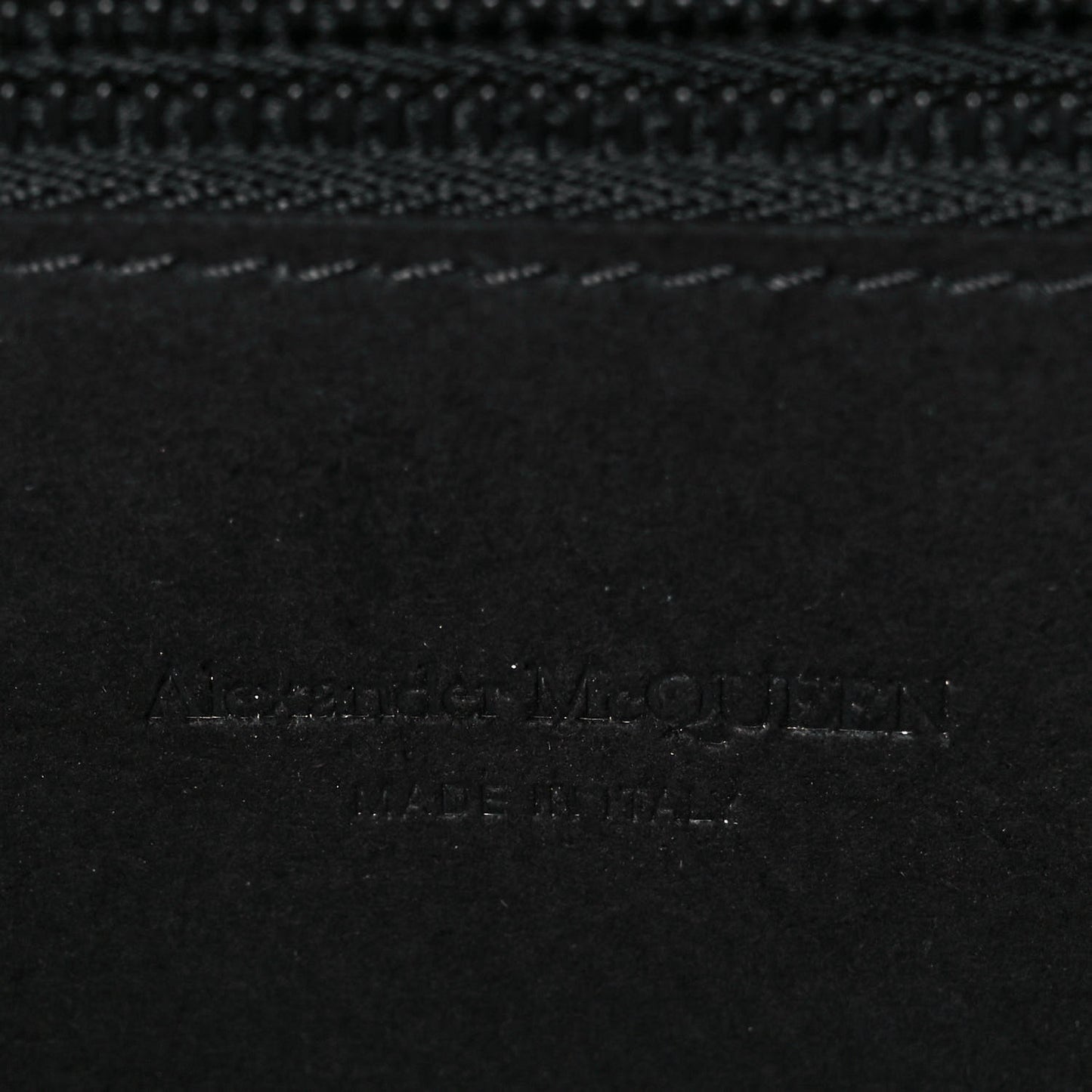 Calfskin Studded Knuckle Flat Clutch Black