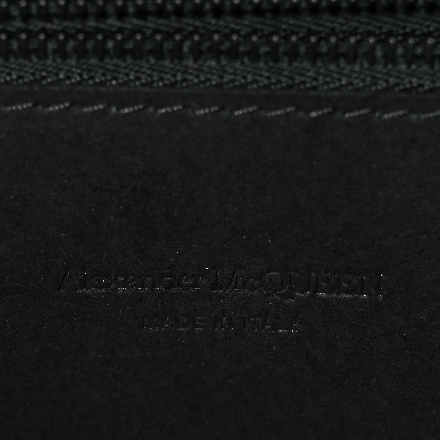 Alexander McQueen Calfskin Studded Knuckle Flat Clutch Black 8 of 13