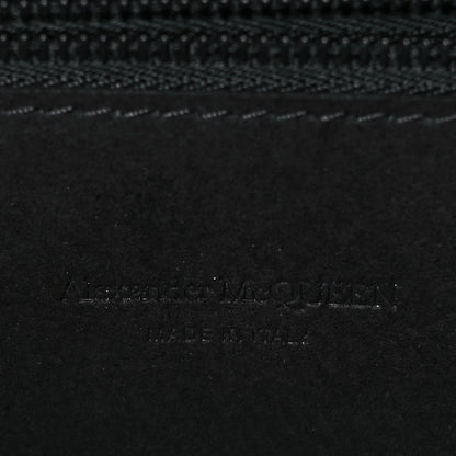 Alexander McQueen Calfskin Studded Knuckle Flat Clutch Black 8 of 13