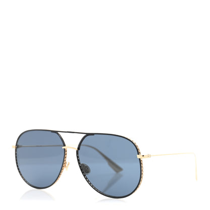 Christian Dior Pilot Diorbydior Sunglasses Gold 1 of 11
