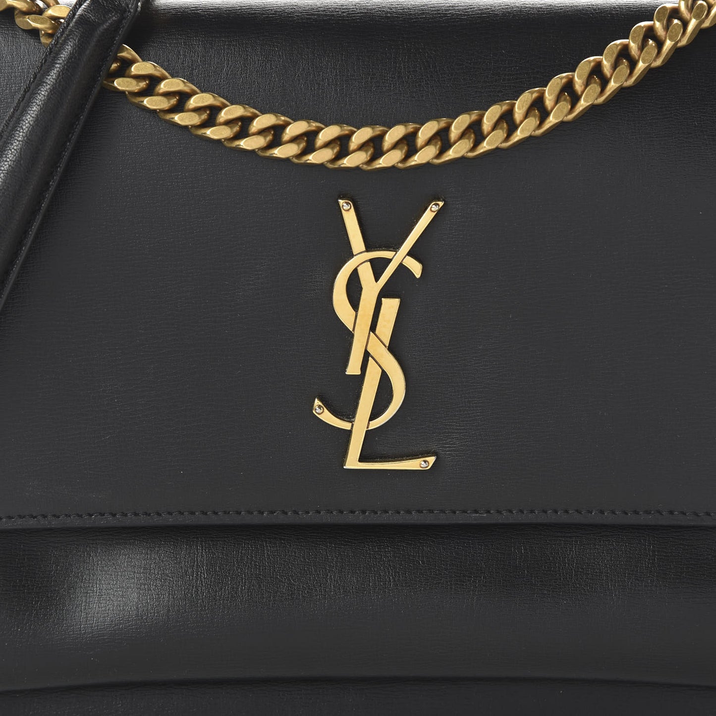 Calfskin Large Monogram Sunset Black