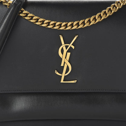 Saint Laurent Calfskin Large Monogram Sunset Black 9 of 9