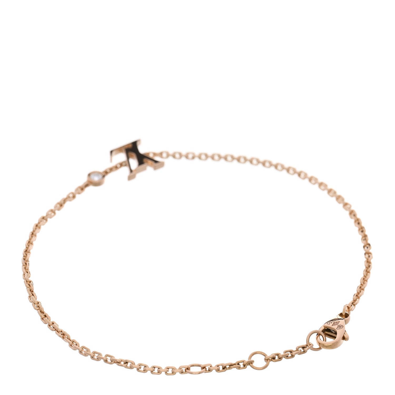 Louis Vuitton 18K Pink Gold Diamond Idylle Blossom LV Bracelet 2 of 5