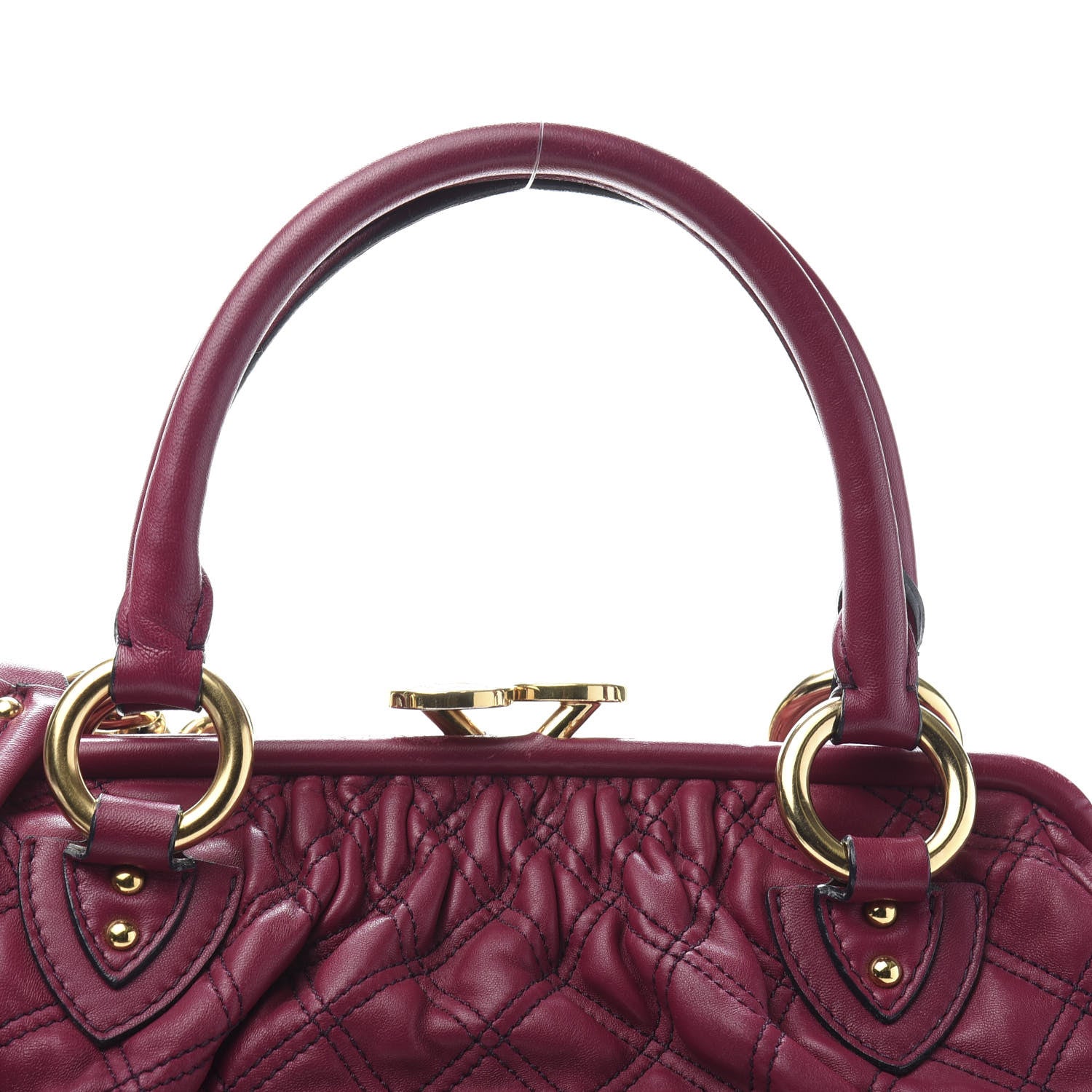 Marc Jacobs Lambskin Quilted Stam Violet 20 of 20