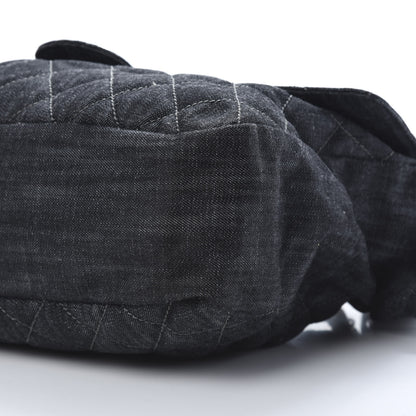Chanel Denim Quilted Stretch Spirit Messenger Bag 10 of 10