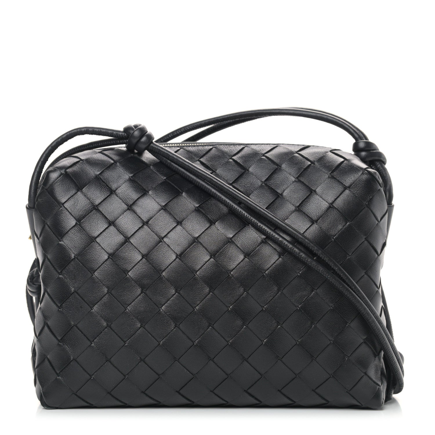 Bottega Veneta Nappa Intrecciato Nodini Mini Crossbody Black 1 of 10