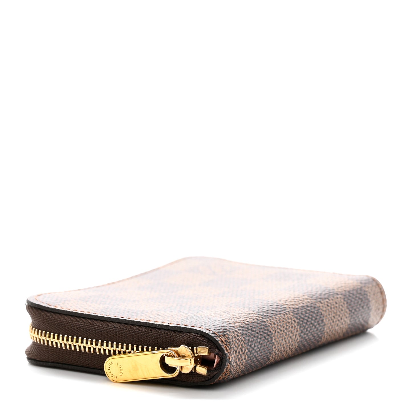 Damier Ebene Zippy Coin Purse Rose Ballerine