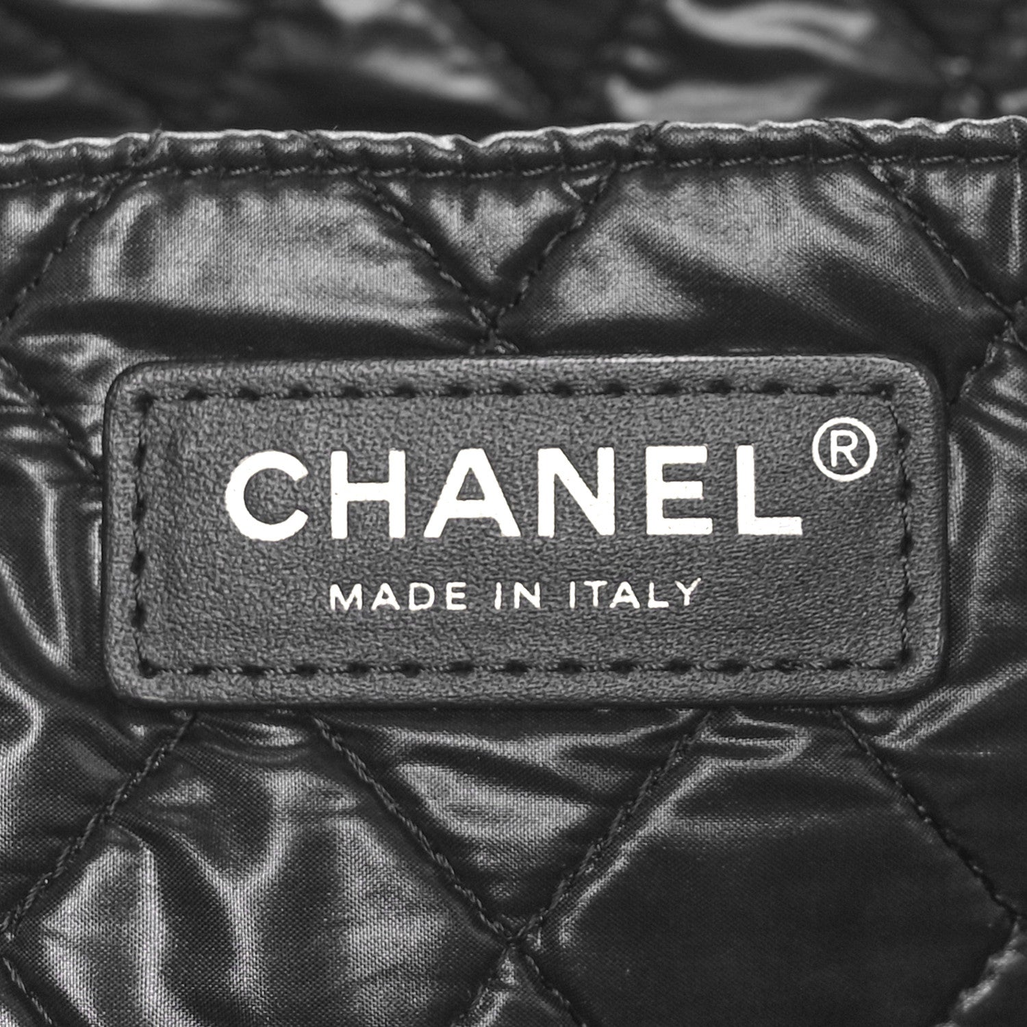 Chanel Nylon Cat Emoticon Tote Navy Silver 7 of 12