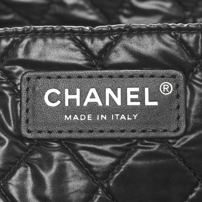 Chanel Nylon Cat Emoticon Tote Navy Silver 7 of 12