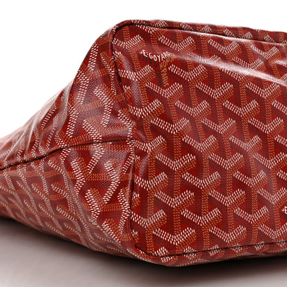 Goyard Goyardine Boheme Hobo Red 11 of 12