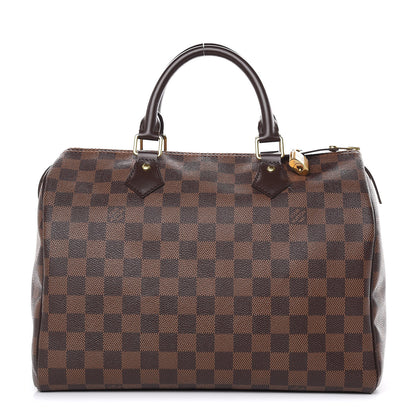 Louis Vuitton Damier Ebene Speedy 30 1 of 12