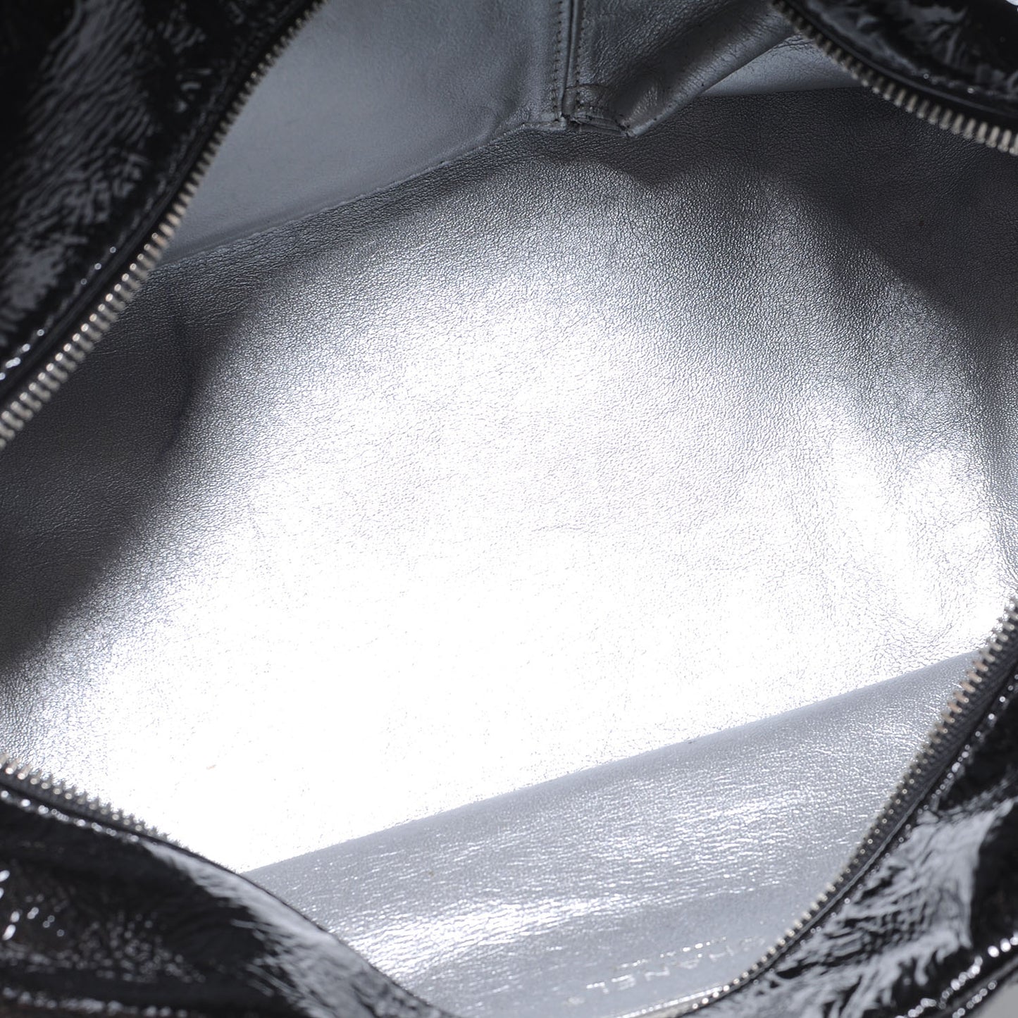 Patent Luxe Ligne Medium Bowler Black