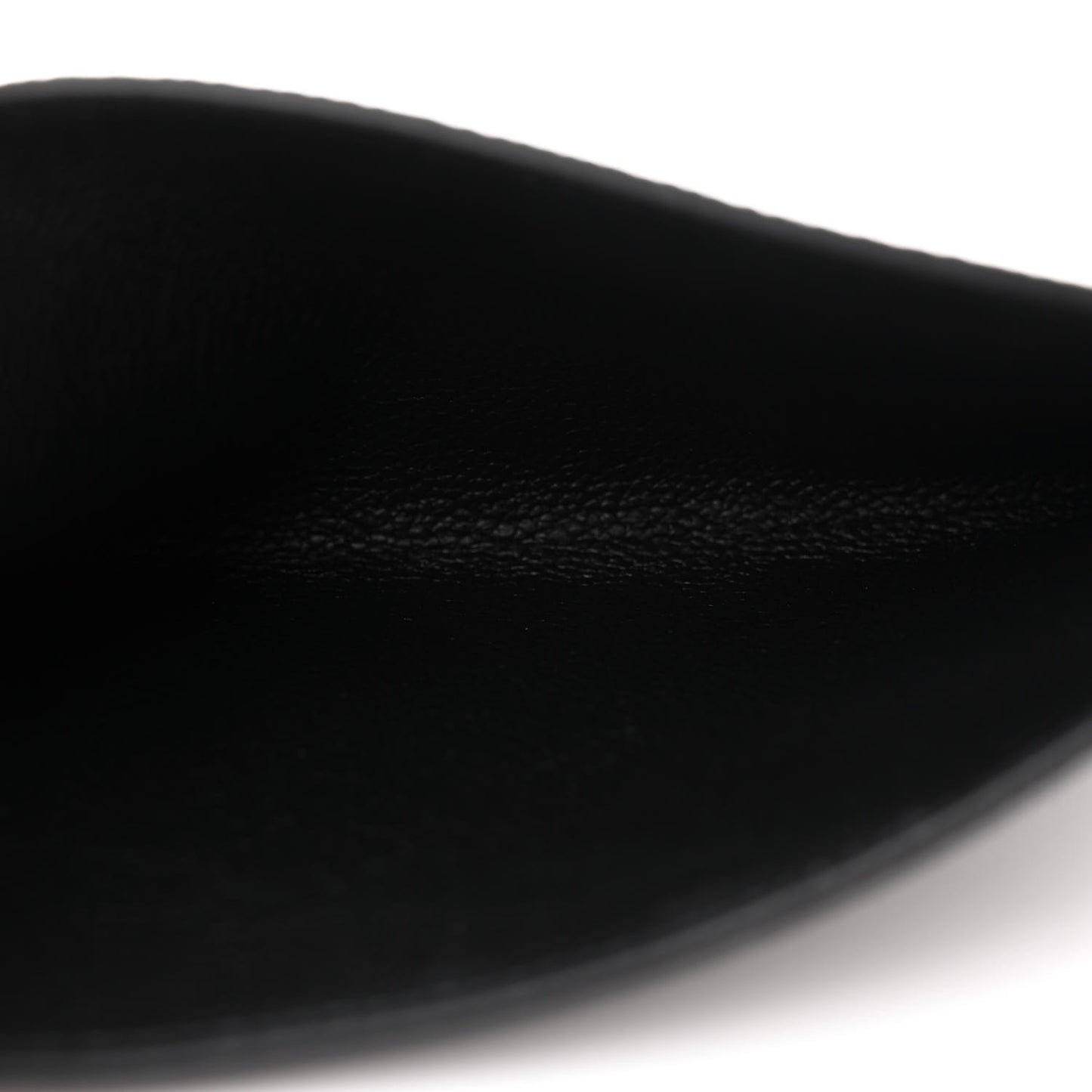 Calfskin Felicie Chain Wallet Card Holder Insert Black