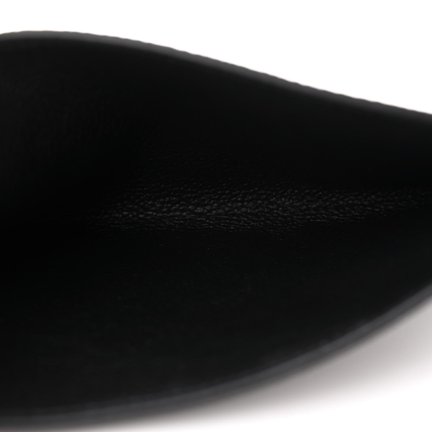 Louis Vuitton Calfskin Felicie Chain Wallet Card Holder Insert Black 5 of 6