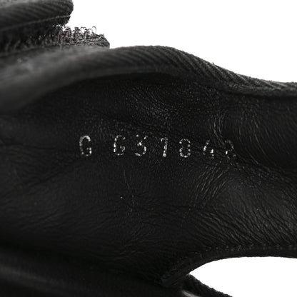 Chanel Mixed Fibers Velcro Dad Sandals 39 Black 9 of 10