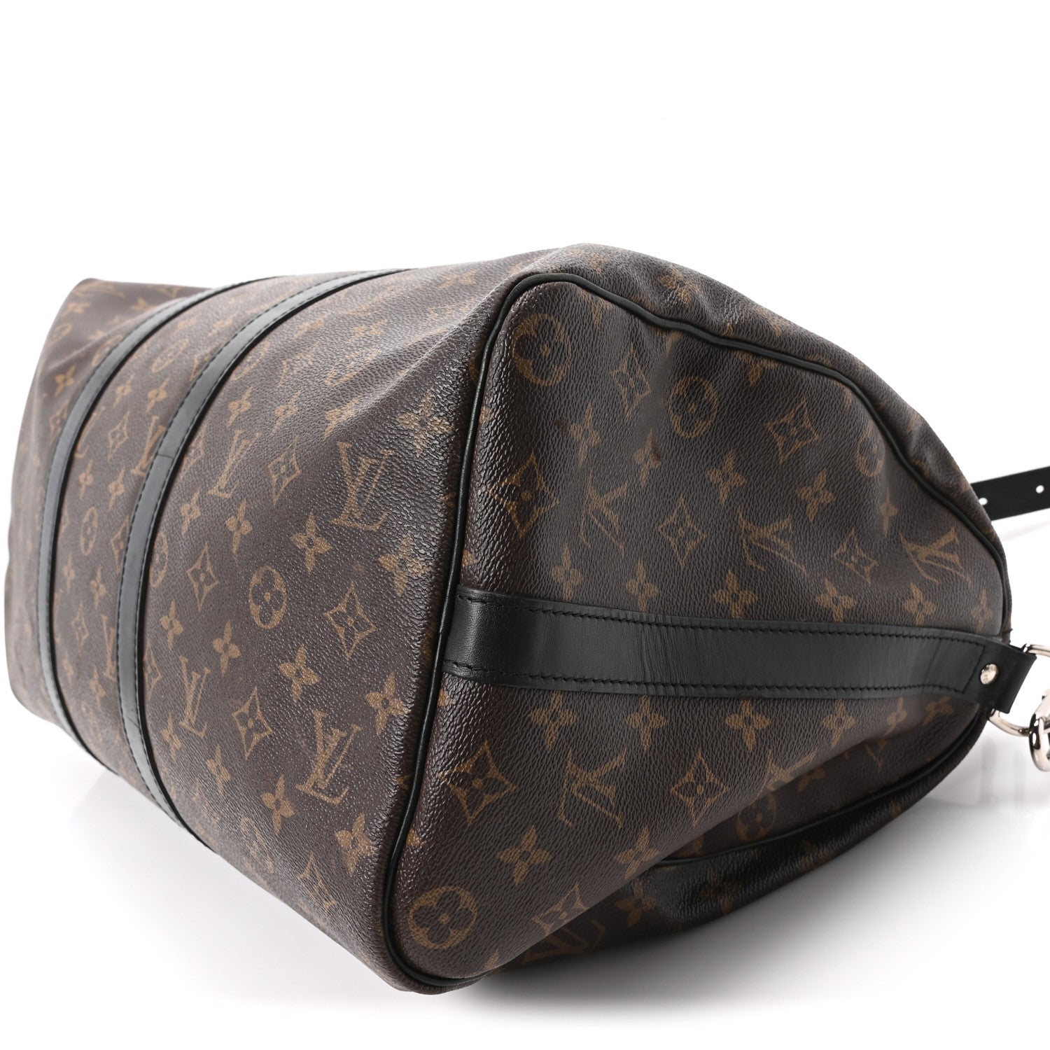 Louis Vuitton Monogram Macassar Keepall Bandouliere 45 10 of 10