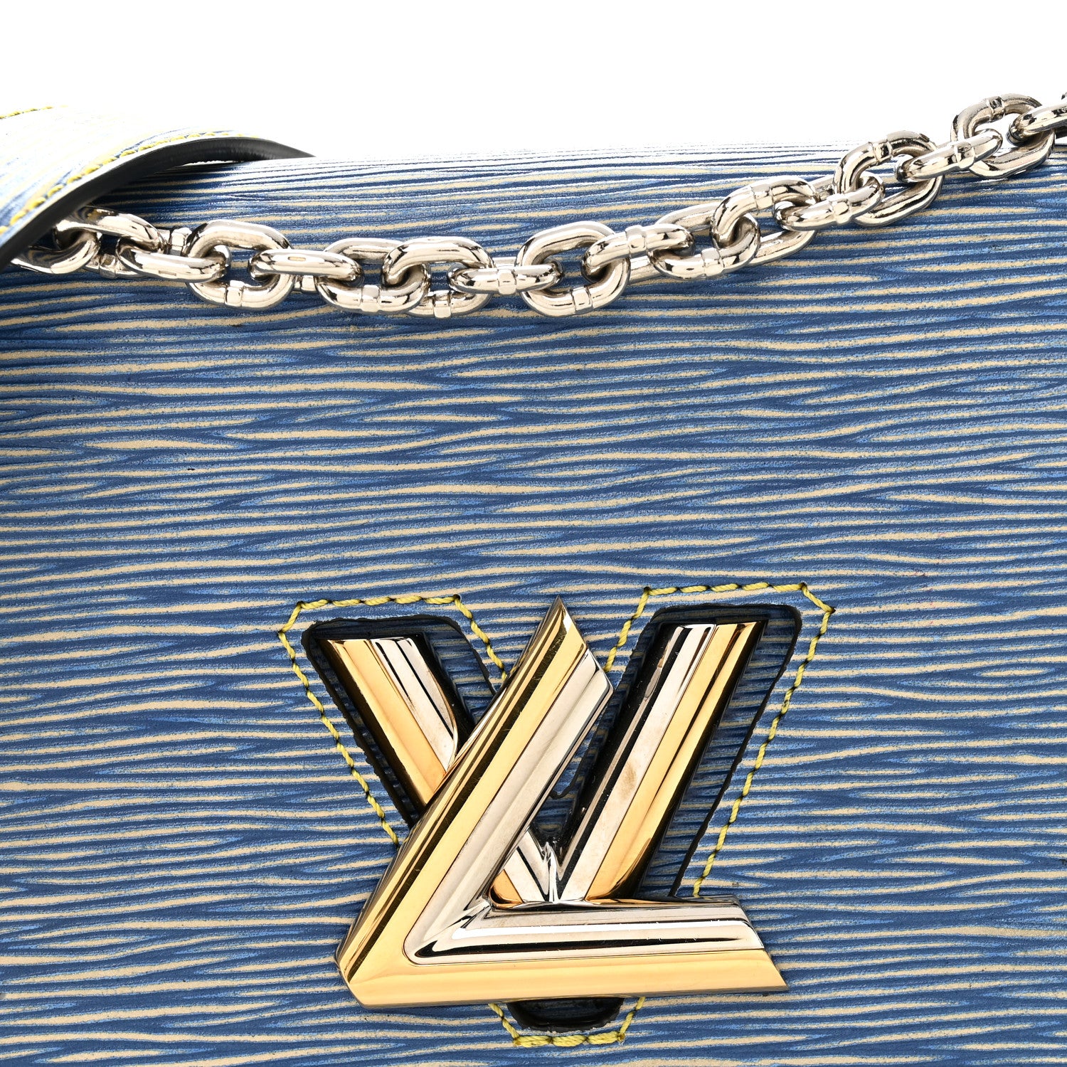 Louis Vuitton Epi Twist Shoulder Bag PM Denim Light 8 of 10